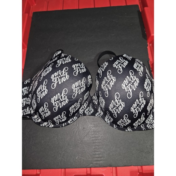 44C Pink By Victoria's Secret Wear Everywhere Bra Push Up NWT - Picture 1 of 5